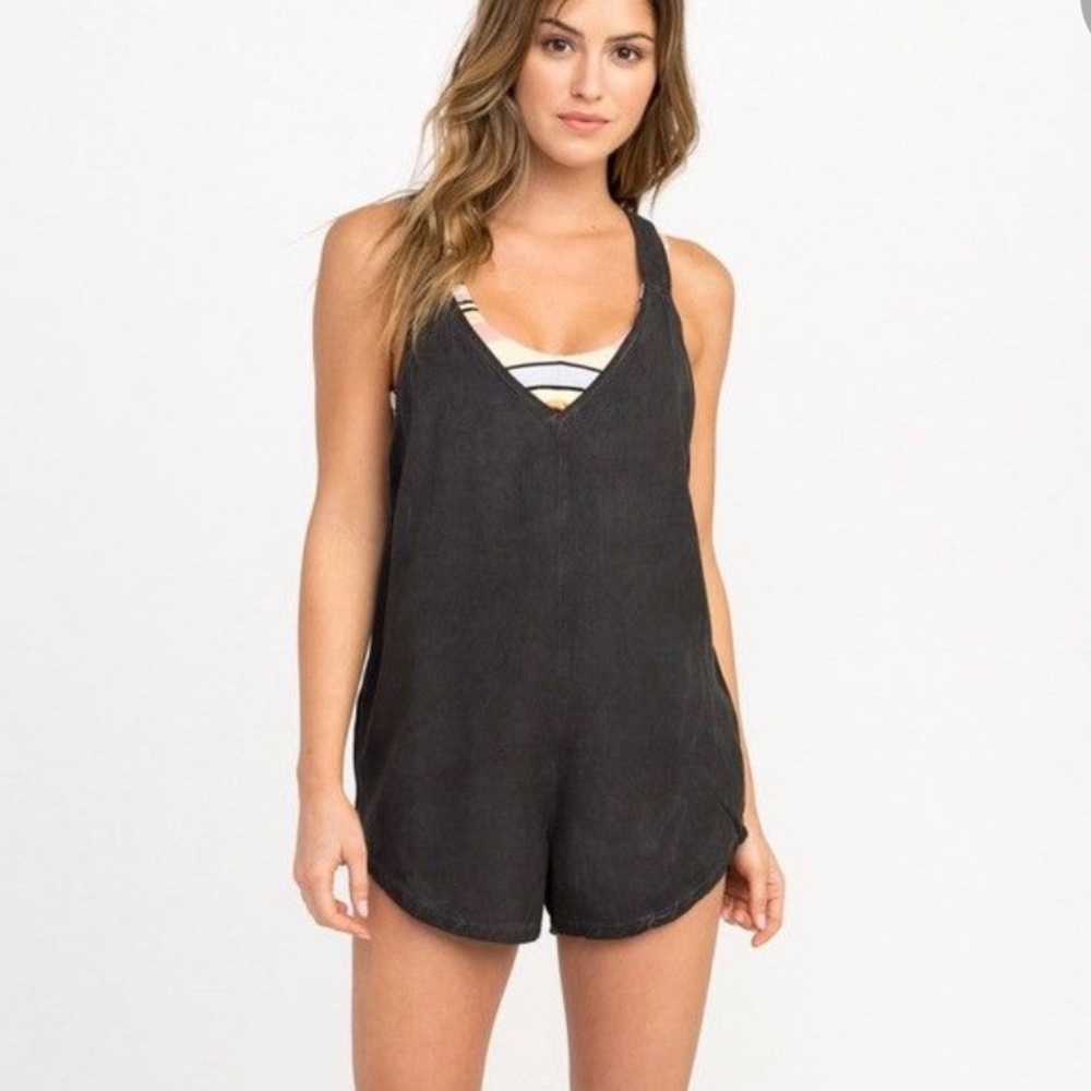 Itemized Pigment Romper Black RVCA - XS/S